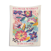 Blumenmarkt Wandbehang
